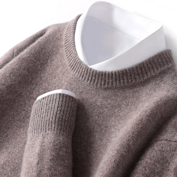 Isaac™ | Men's Fine Knit Crew Neck Sweater