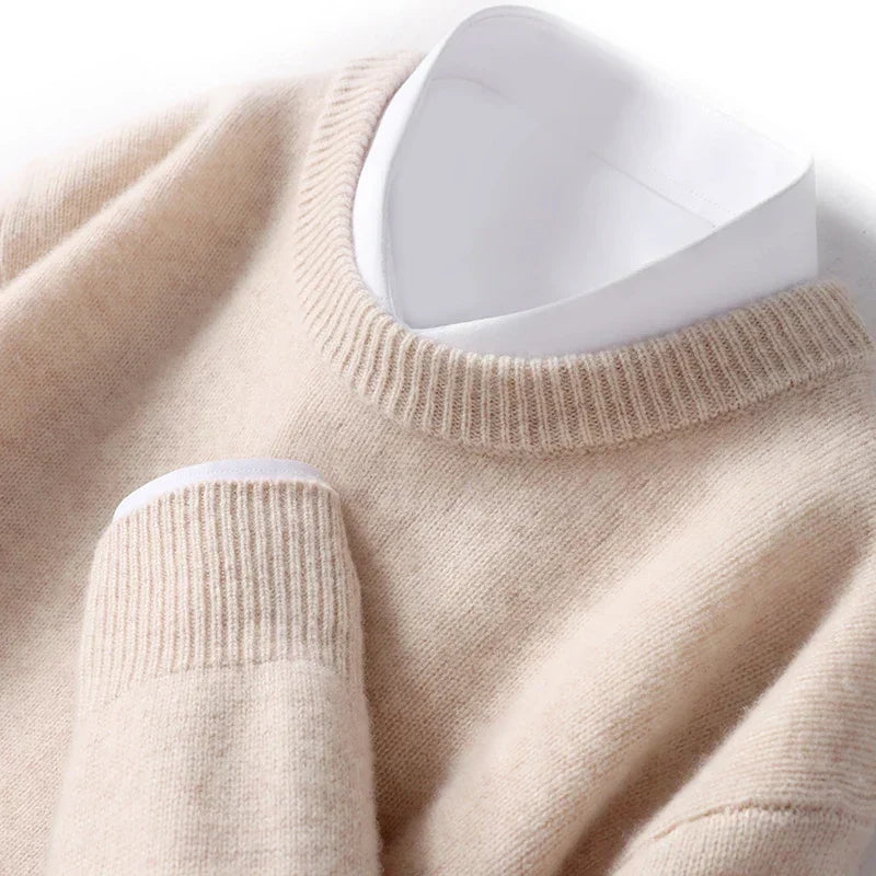 Isaac™ | Men's Fine Knit Crew Neck Sweater