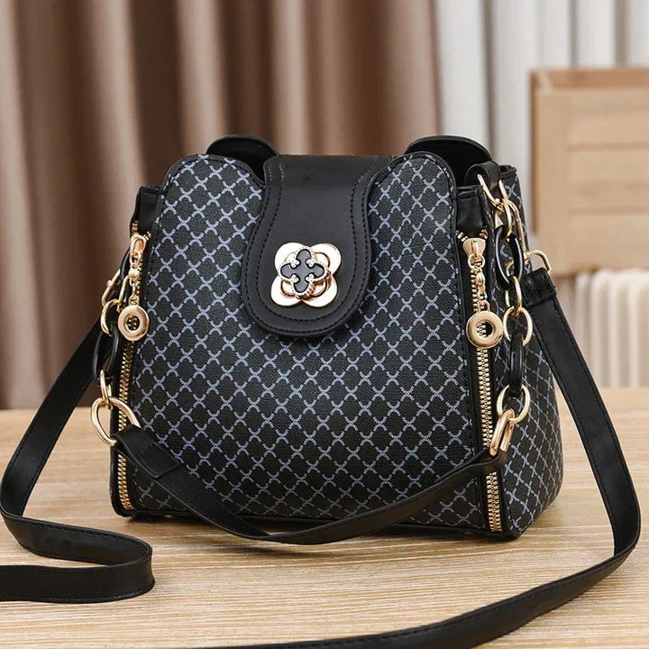 Élise™ | Monogram Print Bucket Bag