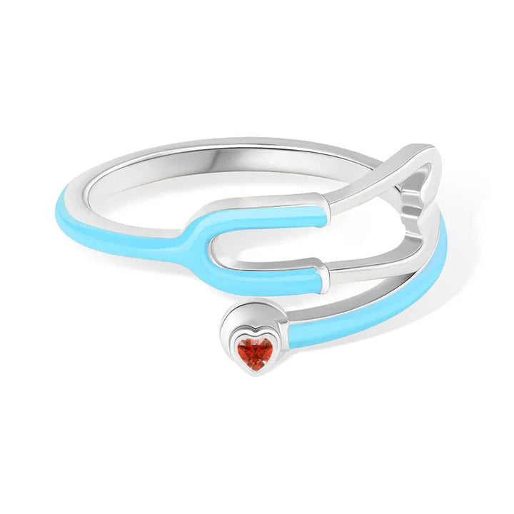 Ophelia™ | Heart Stethoscope Ring