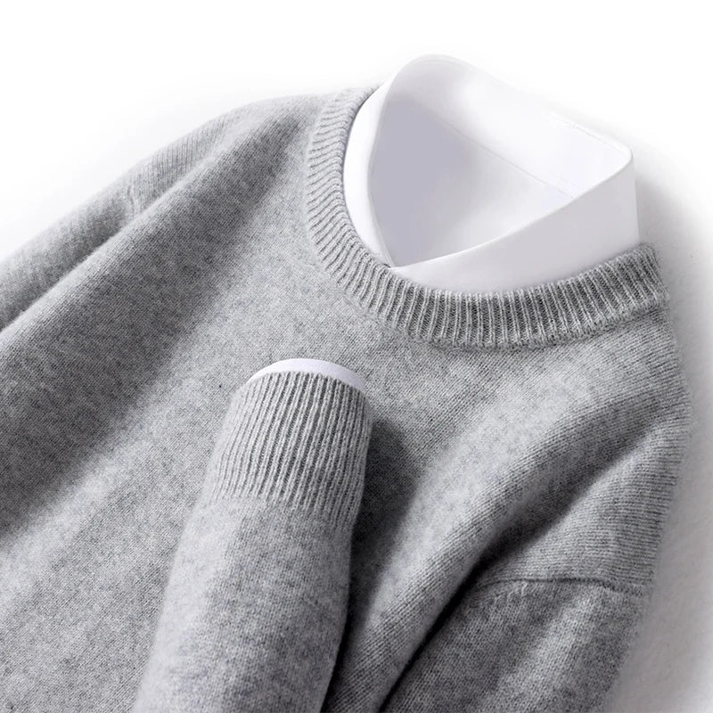 Isaac™ | Men's Fine Knit Crew Neck Sweater