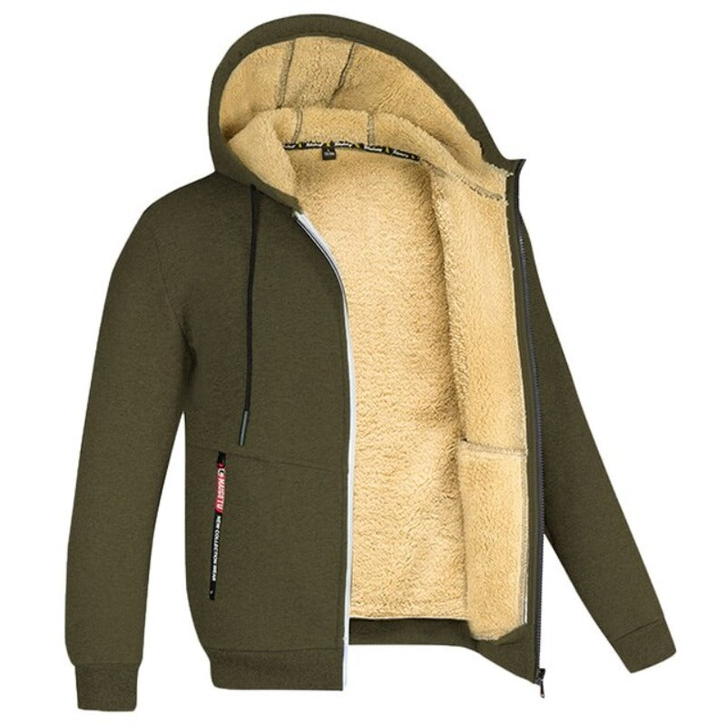 Gregor™ | Men's Sherpa-Lined Zip-Up Hoodie