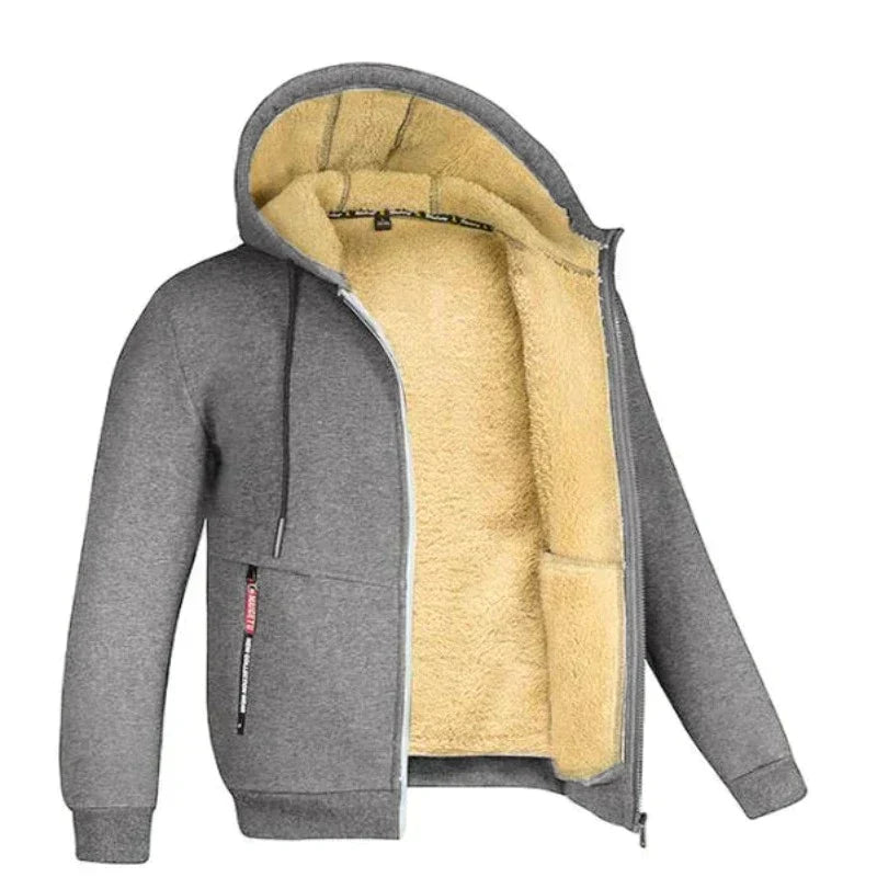 Gregor™ | Men's Sherpa-Lined Zip-Up Hoodie