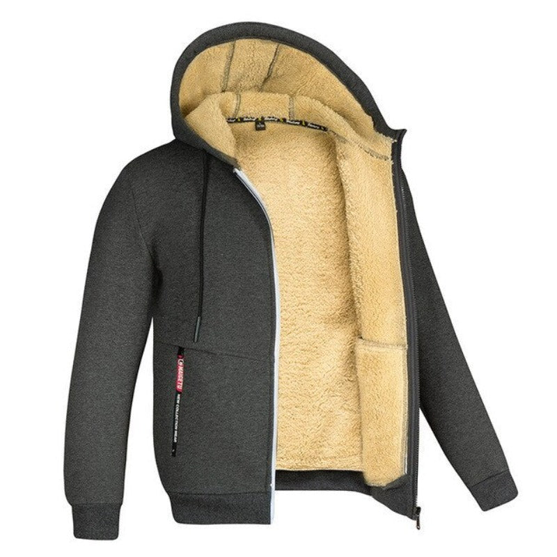Gregor™ | Men's Sherpa-Lined Zip-Up Hoodie