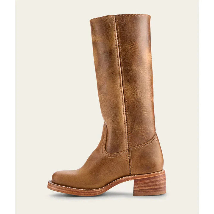 Nicolette™ | Women's Square Toe Knee High Riding Boots with Side Zip