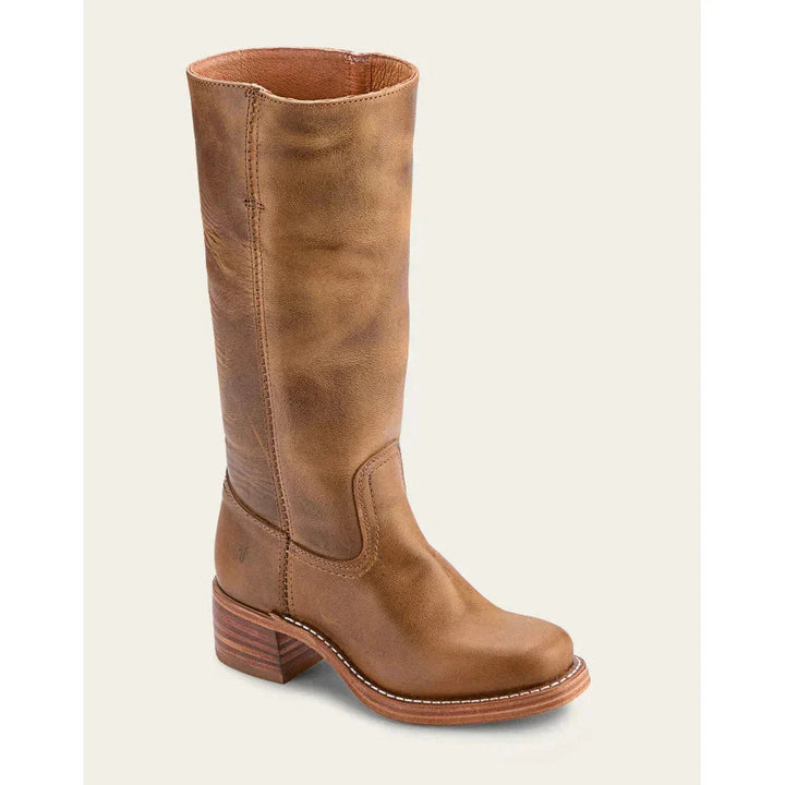 Nicolette™ | Women's Square Toe Knee High Riding Boots with Side Zip