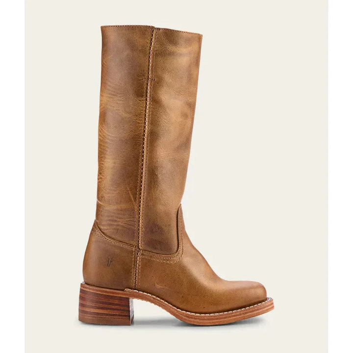 Nicolette™ | Women's Square Toe Knee High Riding Boots with Side Zip