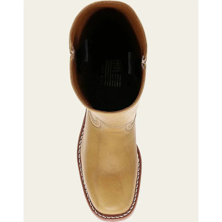 Nicolette™ | Women's Square Toe Knee High Riding Boots with Side Zip