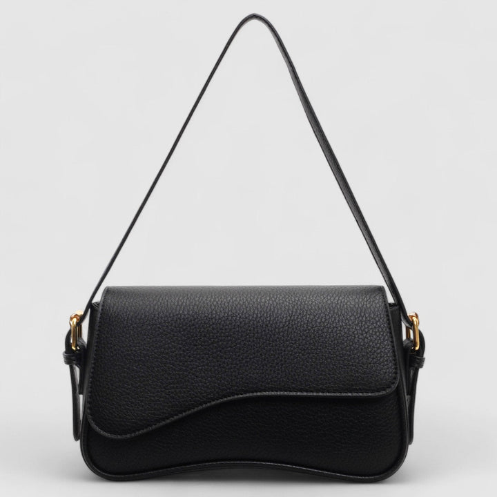 Zoëy | Wavy Vegan Leather Shoulder Bag