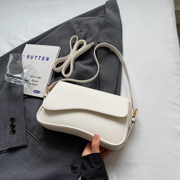 Zoëy | Wavy Vegan Leather Shoulder Bag