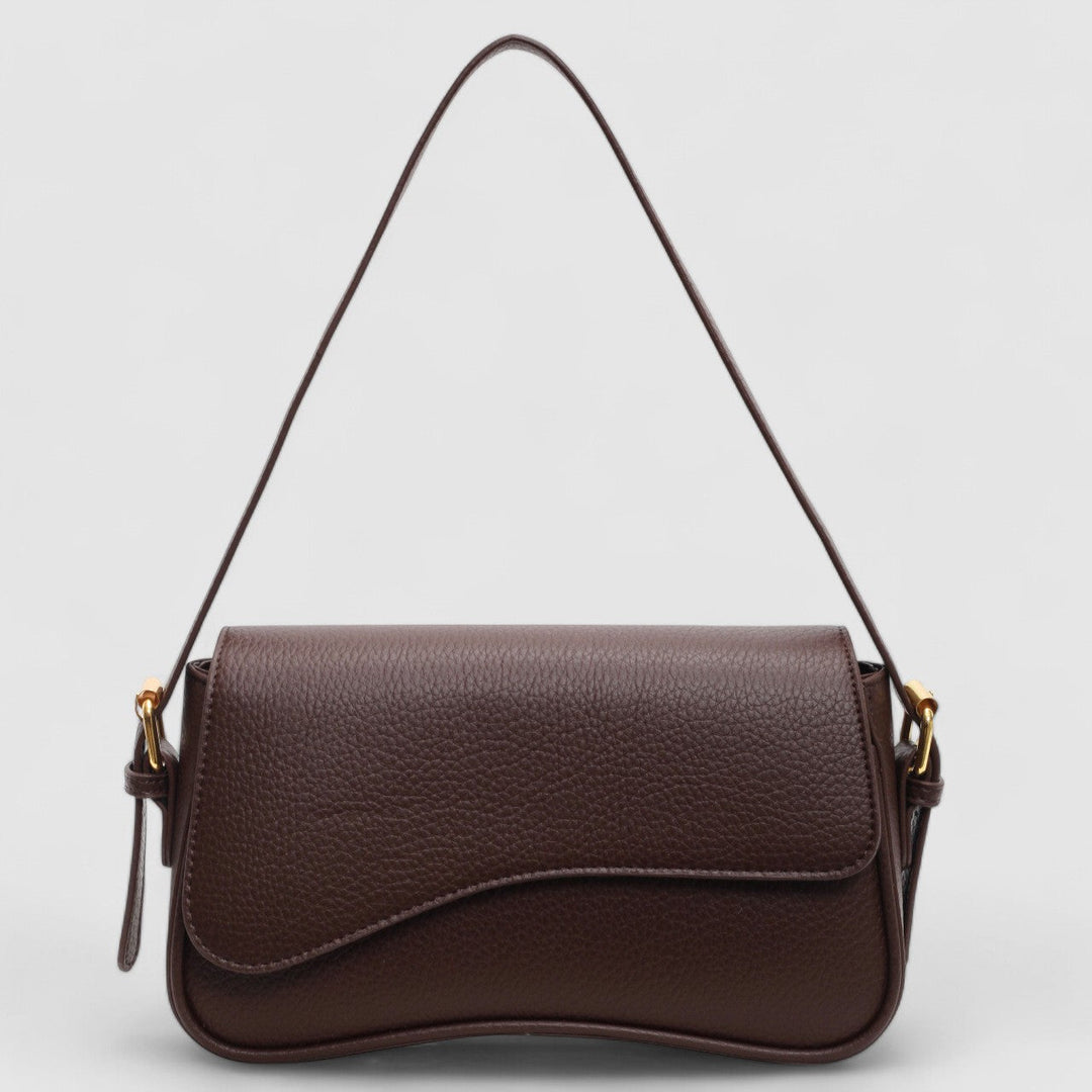 Zoëy | Wavy Vegan Leather Shoulder Bag