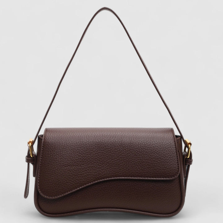 Zoëy | Wavy Vegan Leather Shoulder Bag