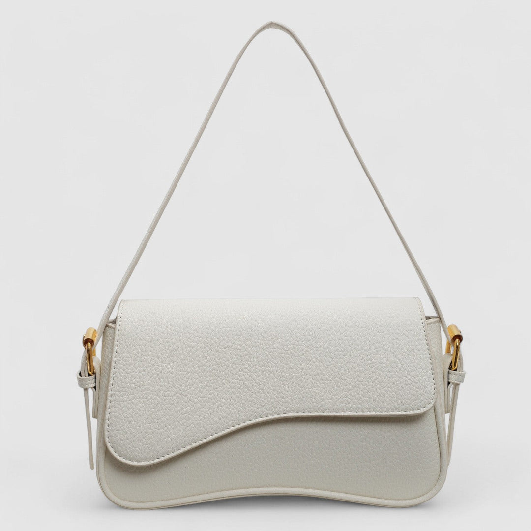 Zoëy | Wavy Vegan Leather Shoulder Bag