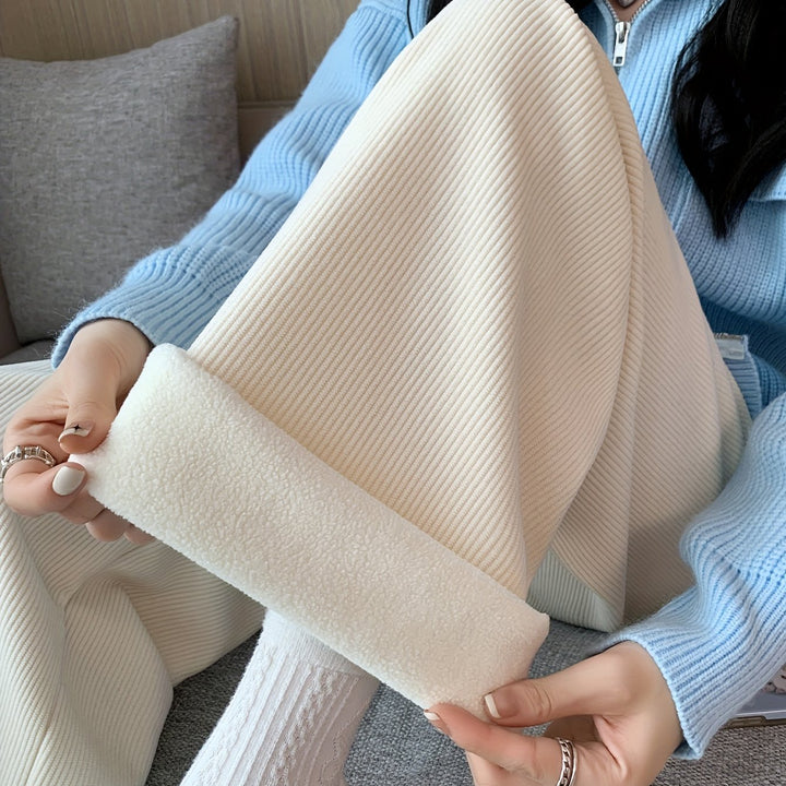Orlaith™ | Women's Warm Lined Wide-Leg Lounge Pants