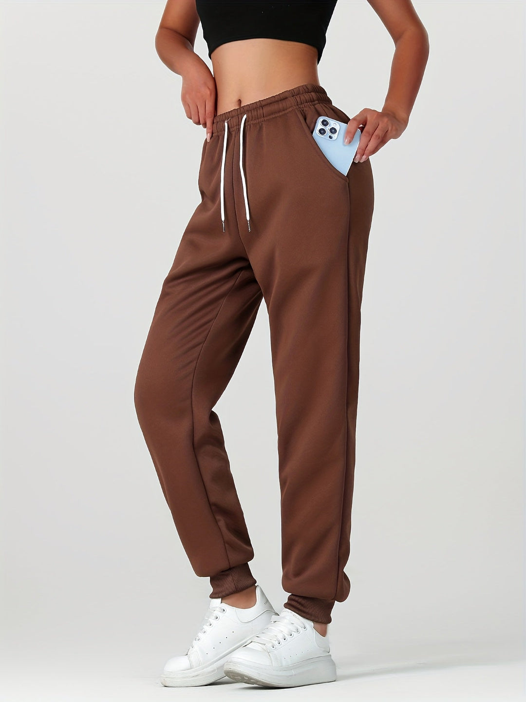 Marilla™ | Women's Warm Lined Cuffed Joggers