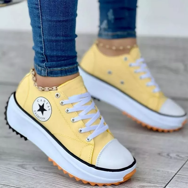 Quitterie™ | Women's High-Top Platform Sneakers with Chunky Lug Sole