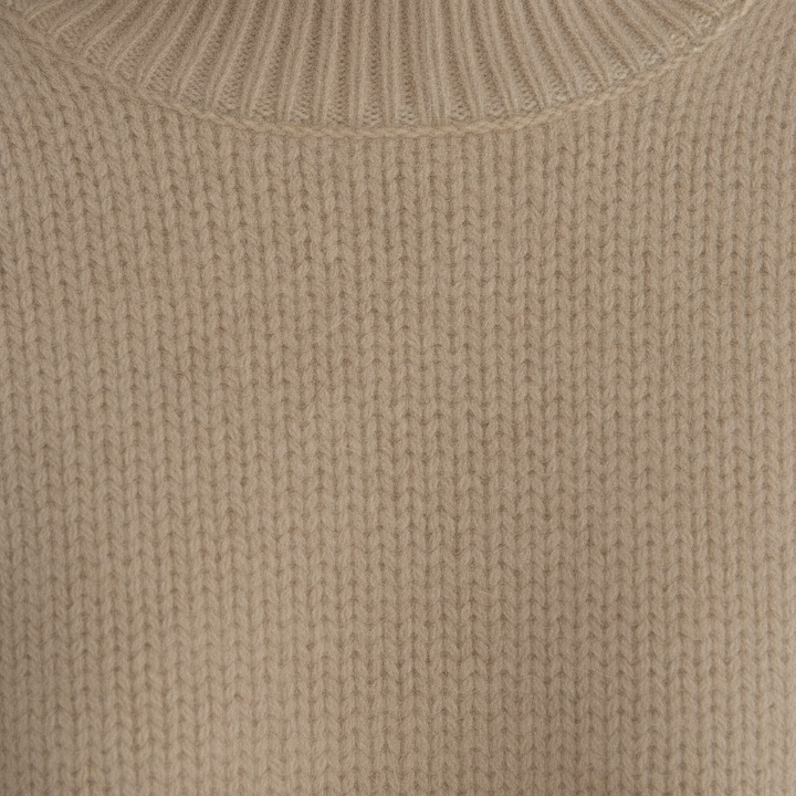 Drusiana™ | Women's Oversized Turtleneck Sweater with Ribbed Trim