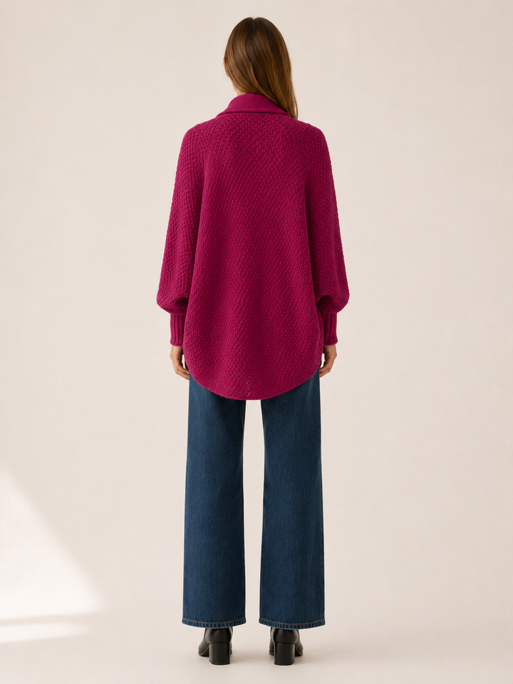 Amara™ | Oversized Batwing Cardigan with Shawl Collar