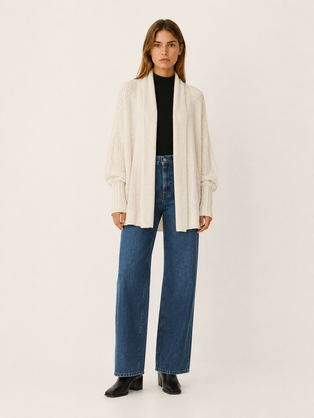 Amara™ | Oversized Batwing Cardigan with Shawl Collar