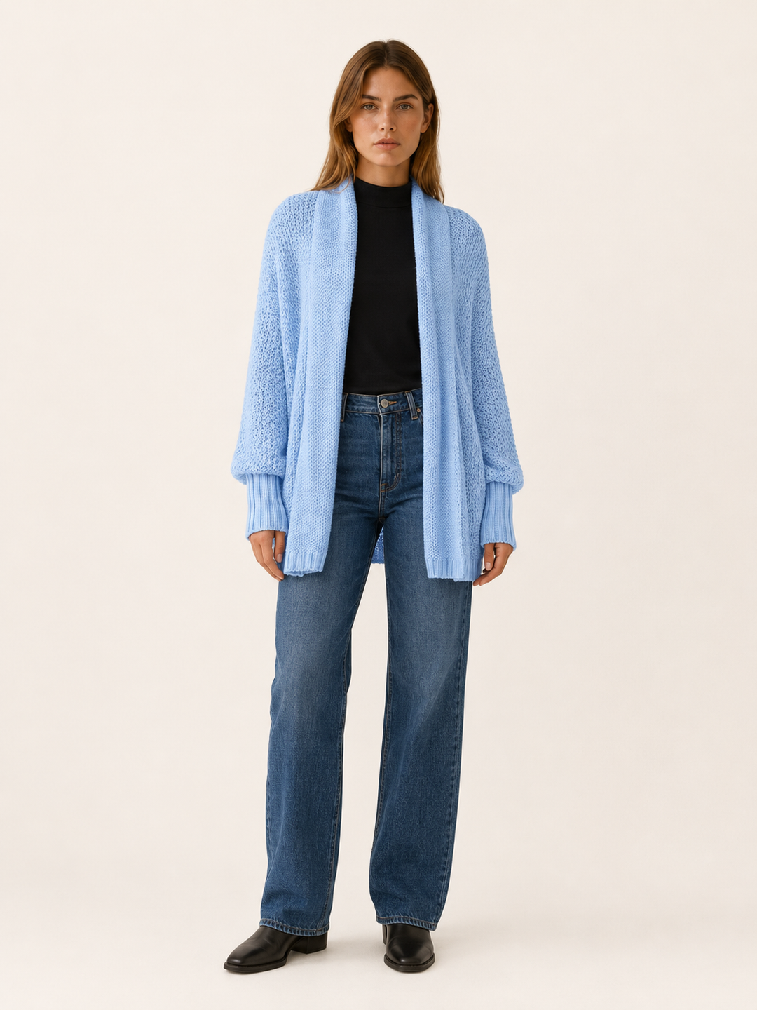 Amara™ | Oversized Batwing Cardigan with Shawl Collar