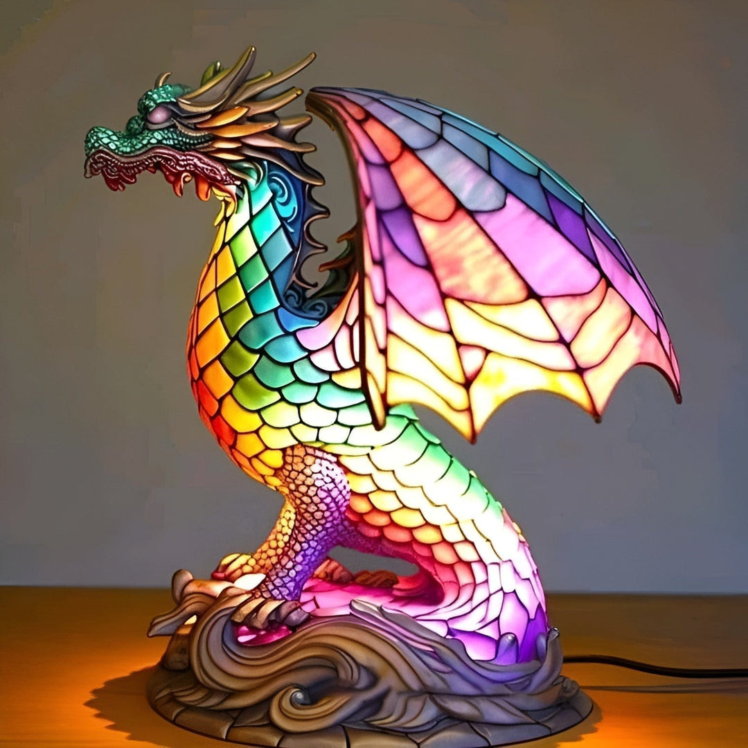 Animal Glow™ | Handmade Colored Glass Lamp