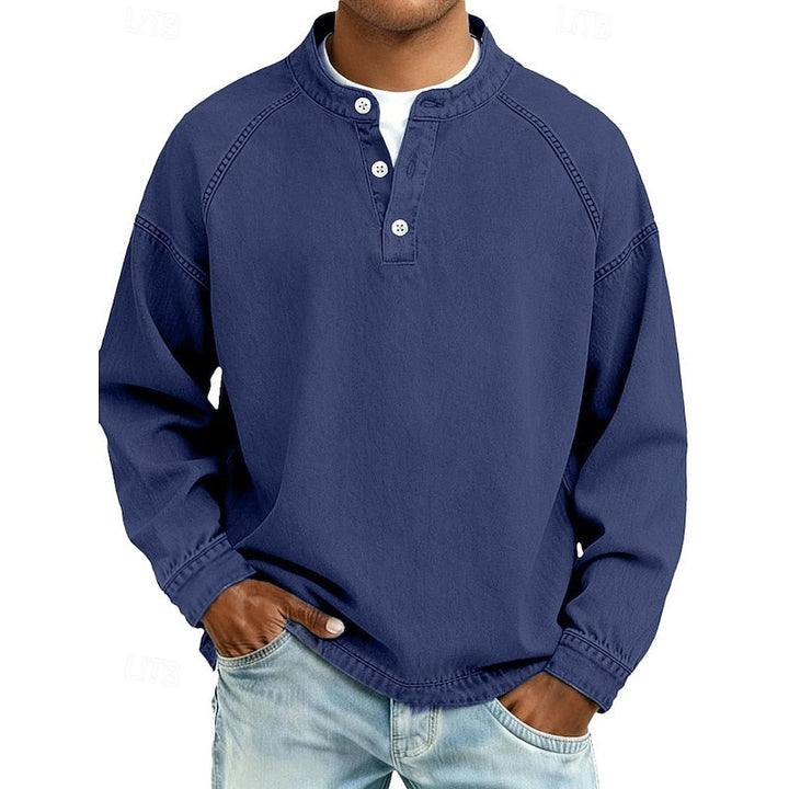 Channing™ | Men's Washed Raglan Henley Shirt