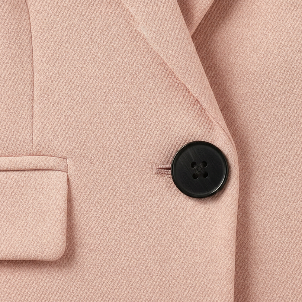 Hawise™ | Women's Tailored Single Button Blazer with Flap Pockets