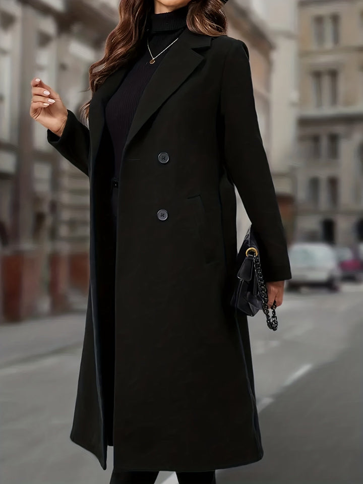 Perpetua™ | Women's Double-Breasted Long Winter Coat
