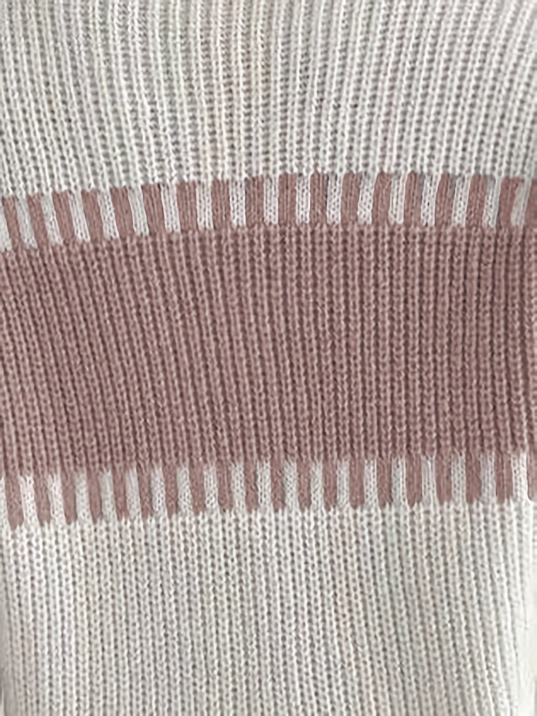 Thomasin™ | Women's Colour Block Striped Drop Shoulder Sweater
