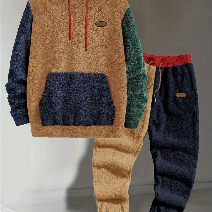 Severin™ | Men's Colour Block Hoodie and Jogger Set