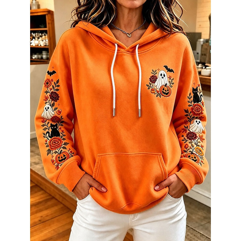 Kestrel™ | Women's Halloween Graphic Print Pullover Hoodie