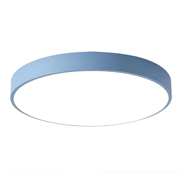 LED Low-Profile Round Ceiling Light with Slim Frame — view 4