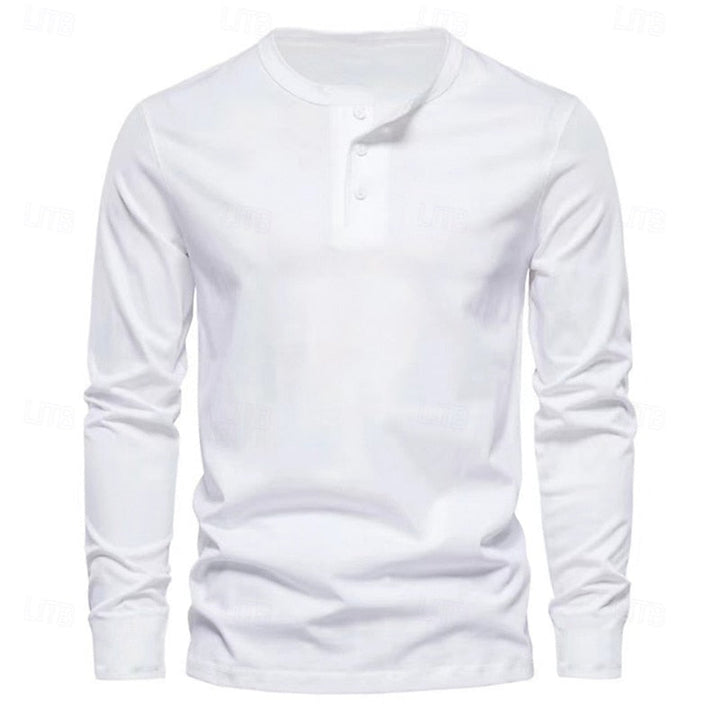 Beckett™ | Men's Classic Long Sleeve Henley Shirt