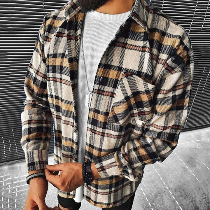 Everett™ | Men's Checked Overshirt with Chest Pocket