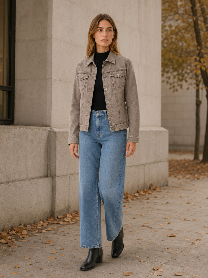 Capucine™ | Utility Shirt Jacket with Button Front