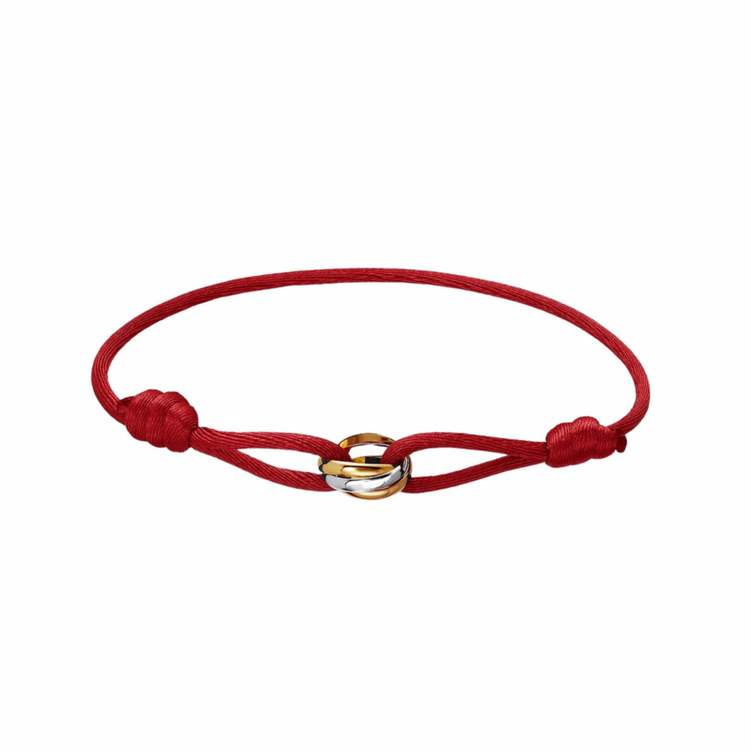 Trinity Tri-Tone Cord Bracelet