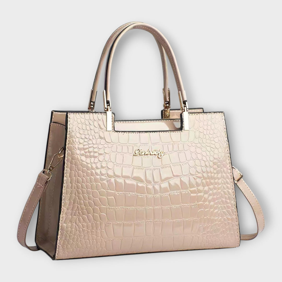 Verdelle™ | Croc-Effect Structured Tote