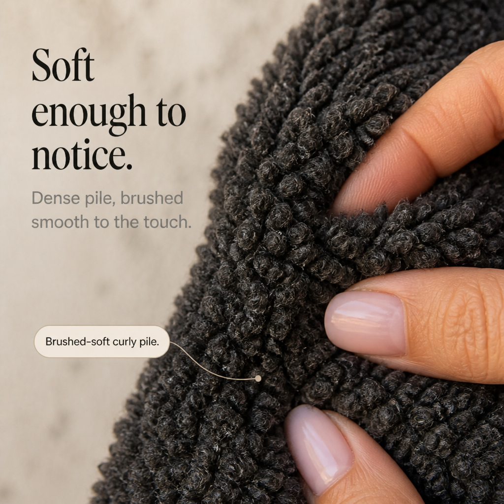 Fiorenza™ | Women's Curly Faux Fur Button Front Jacket