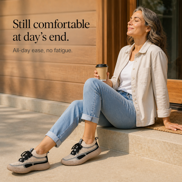 Josiane™ | Women's Knit Casual Sneakers with Cushioned Flexible Sole