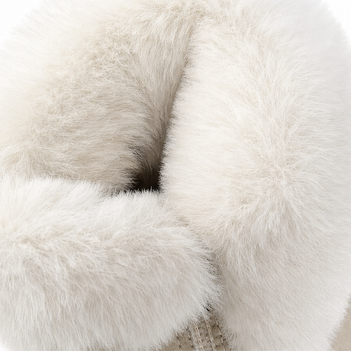 Silvana™ | Women's Faux Fur Cuff Chunky Ankle Boots