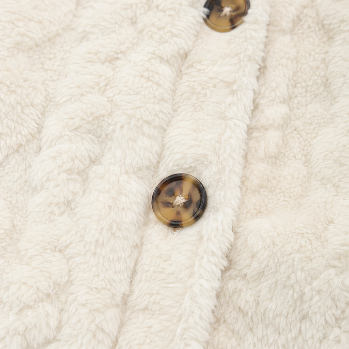 Roseline™ | Women's Hooded Button Front Cardigan with Textured Knit