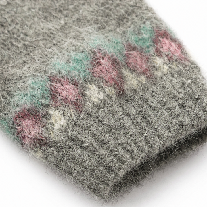 Thisbe™ | Women's Fair Isle Yoke Crew Neck Pullover Sweater