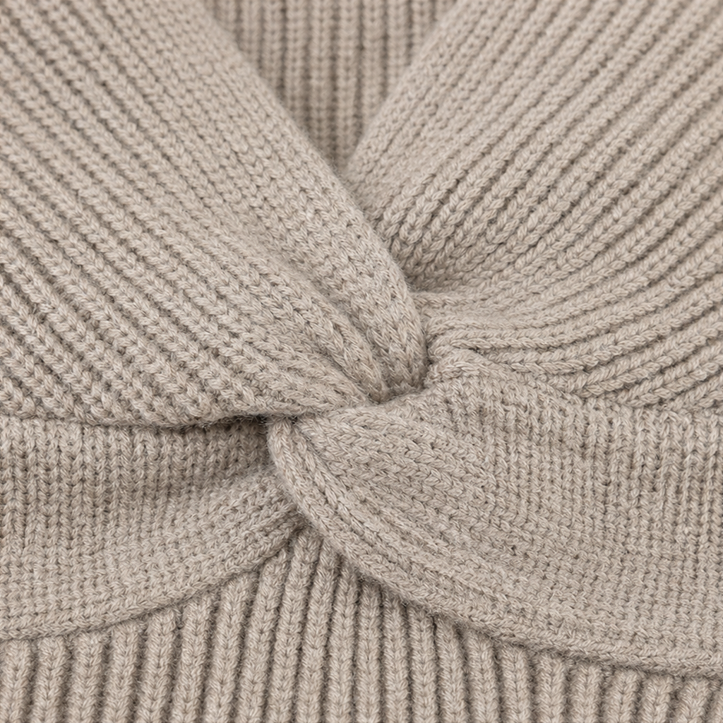 Allegra™ | Women's Twist Front V-Neck Ribbed Knit Top