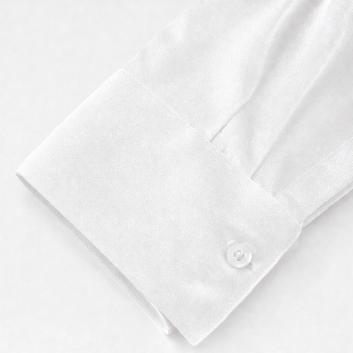 Benedetta™ | Women's Long Sleeve Button Up Shirt with Sheen Finish