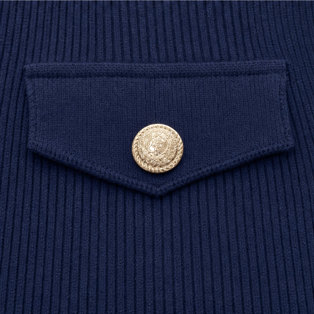 Gaelle™ | Women's Ribbed Knit V-Neck Top with Lace-Up Neckline