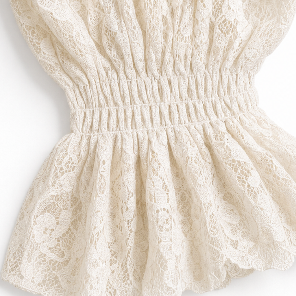 Hyacinthe™ | Women's Floral Crochet Lace Long Sleeve Blouse