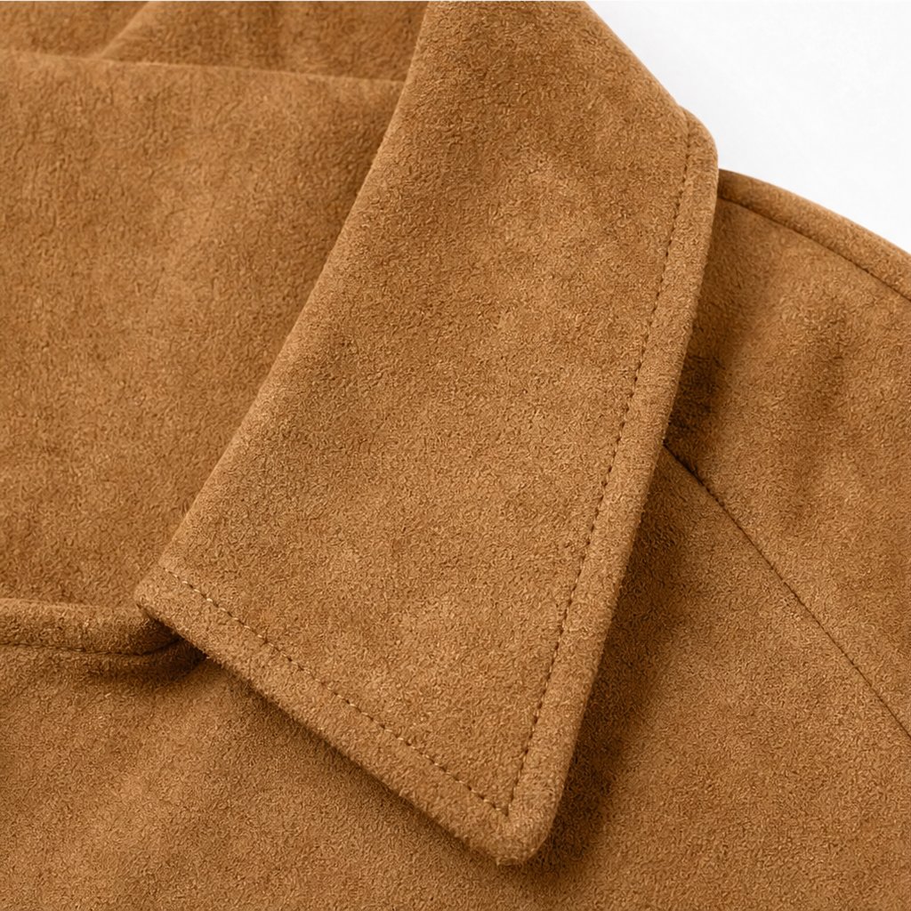 Adelina™ | Women's Brushed Button Front Jacket with Lapel Collar