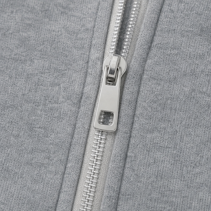 Segolene™ | Women's Cable Knit Longline Zip-Up Hoodie