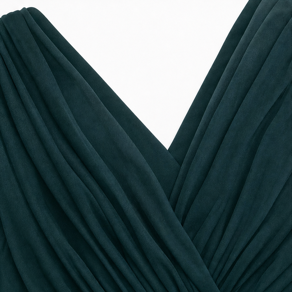 Donatella™ | Women's Off-Shoulder Wedding Guest Maxi Dress with Draped Bodice