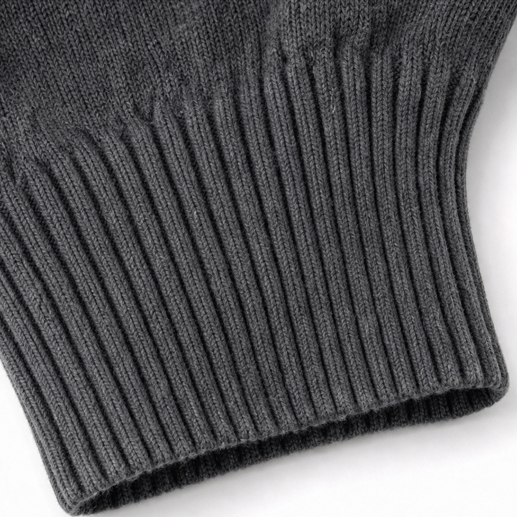 Ambre™ | Women's Button Front Knit Jacket with Contrast Patch Pockets